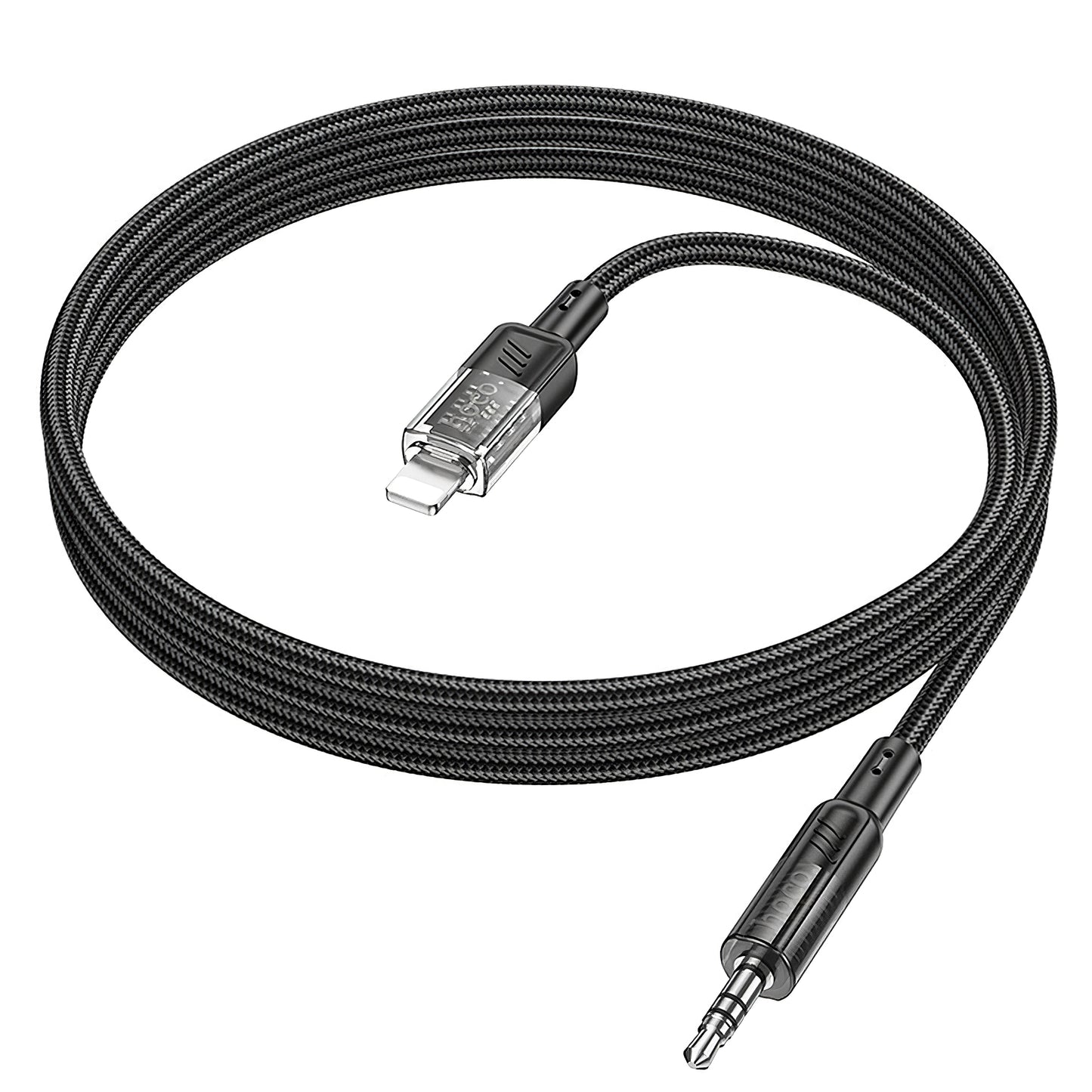 Audio-Kabel Lightning - 3,5mm HOCO UPA27, 1,2m, Schwarz