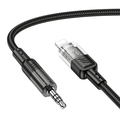 Audio-Kabel Lightning - 3,5mm HOCO UPA27, 1,2m, Schwarz