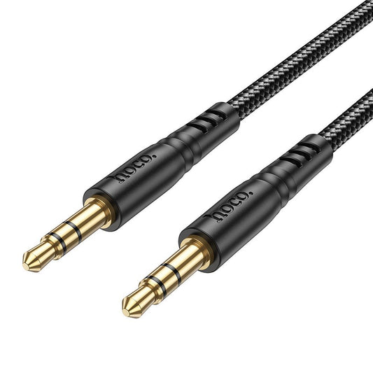 Audio-Kabel 3.5mm - 3.5mm HOCO UPA24, 1m, Schwarz
