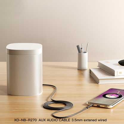 Audio-Kabel 3.5mm - 3.5mm XO Design NB-R270, 1m, Weiß