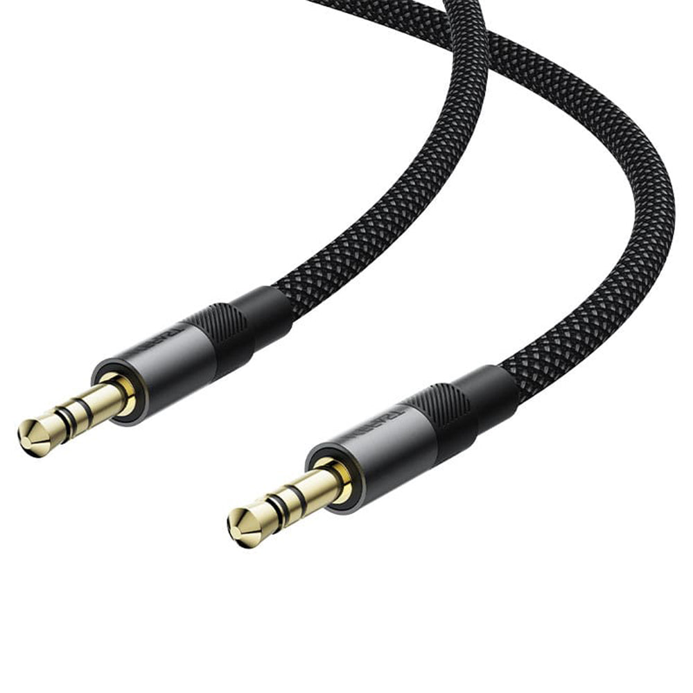 Audio-Kabel 3.5mm - 3.5mm Acefast J10, 1m, Schwarz
