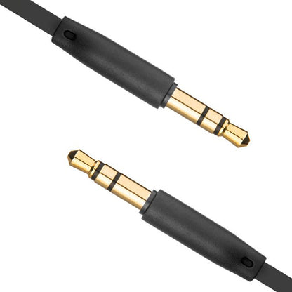 Audio-Kabel 3.5mm - 3.5mm Fixed, 1m, Schwarz