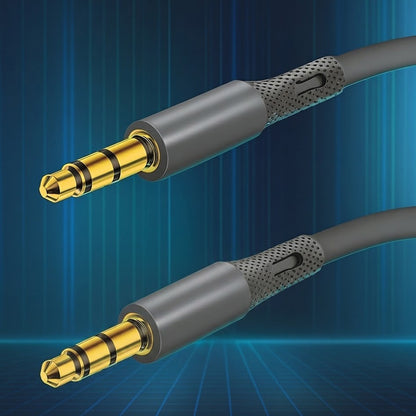 Audio Kabel 3.5mm - 3.5mm Techsuit AC3 SoundFlex, 1m, Grau