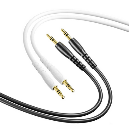 Audio-Kabel 3.5mm - 3.5mm XO Design NB-R270, 1m, Schwarz