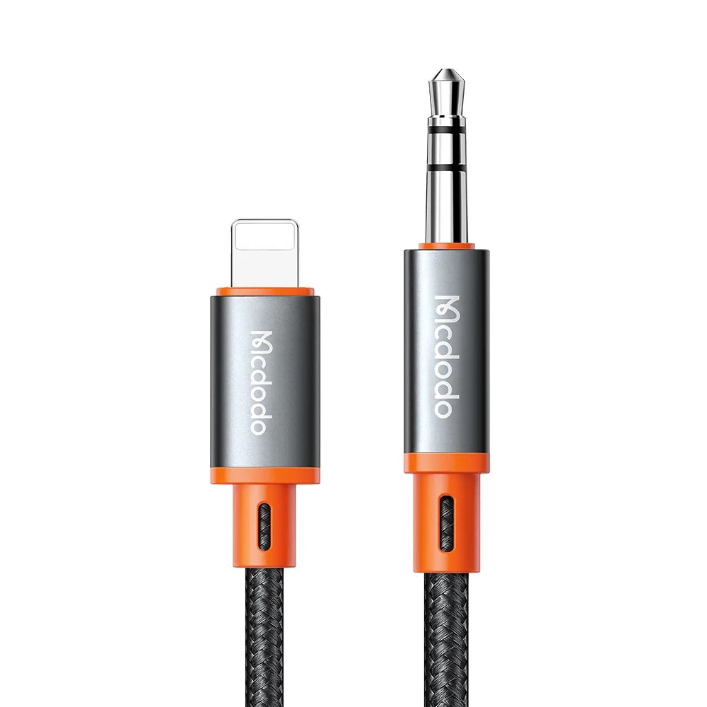 Audio-Kabel Lightning - 3.5mm McDodo CA-0890, 1,8m, Schwarz