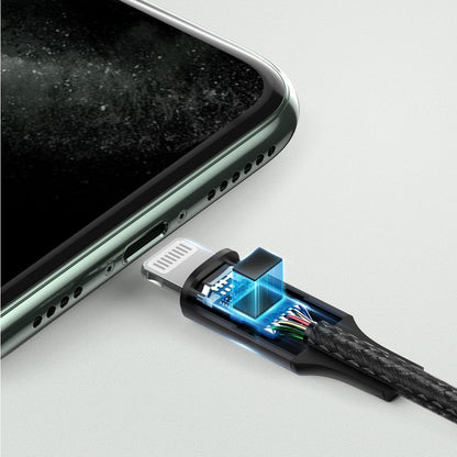 Audio-Kabel Lightning - 3.5mm UGREEN US315 (70509), 1m, Schwarz