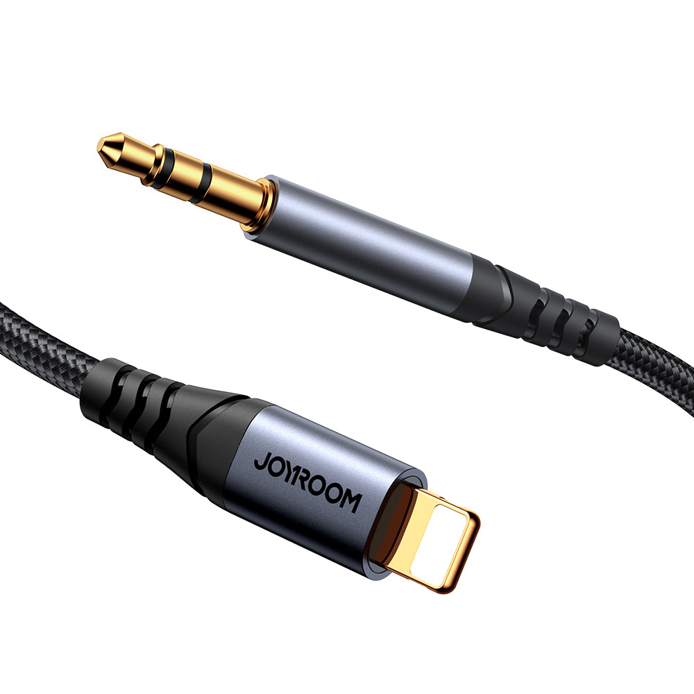Audio-Kabel Lightning - 3,5mm Joyroom SY-A06, 1,2m, Schwarz
