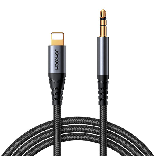 Audio-Kabel Lightning - 3,5mm Joyroom SY-A06, 1,2m, Schwarz