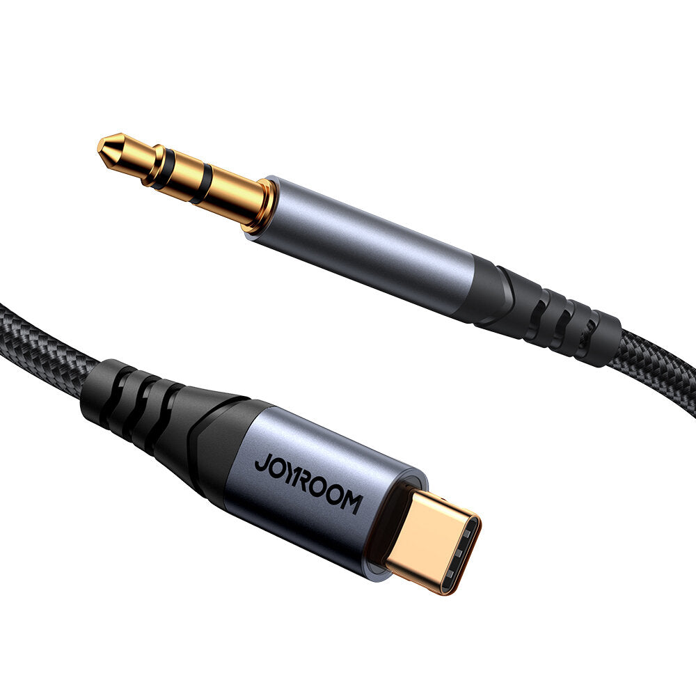 USB-C to 3.5mm Joyroom SY-A07 Audio Cable, 1.2m, Black