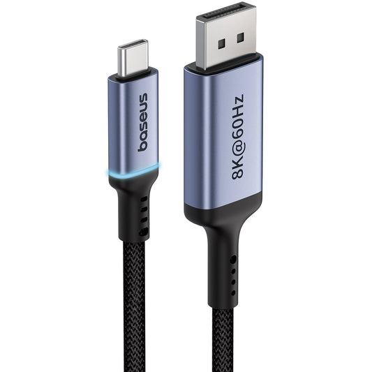 Audio- und Videokabel USB-C - DisplayPort Baseus Ultra Clarity, 8K, 2m, Schwarz B0063370D111-01