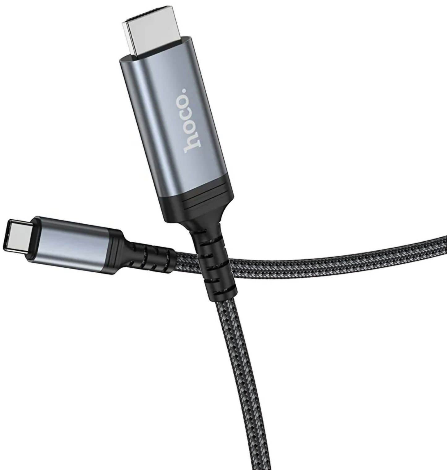 Audio- und Videokabel USB-C - HDMI HOCO UA43, 1,8 m, Grau
