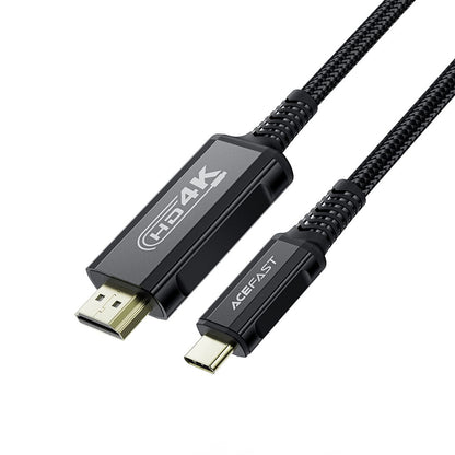 Audio- und Videokabel USB-C - HDMI Acefast C1-10, 1,8m, Schwarz