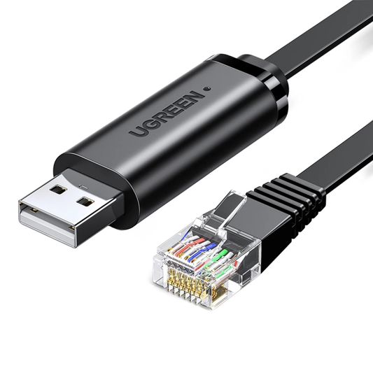 USB-Konsolenkabel UGREEN CM204, RJ45, 3m, Schwarz