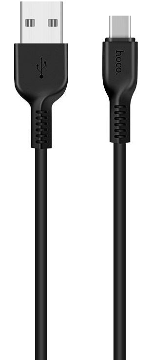 Daten- und Ladekabel USB-A - USB-C HOCO X13 Easy, 18W, 1m, Schwarz