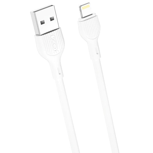 Daten- und Ladekabel USB-A - Lightning XO Design NB200, 10W, 1m, Weiß