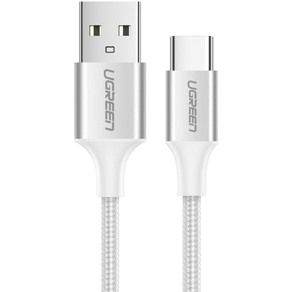 Daten- und Ladekabel USB-A - USB-C UGREEN US288, 18W, 1m, Weiß