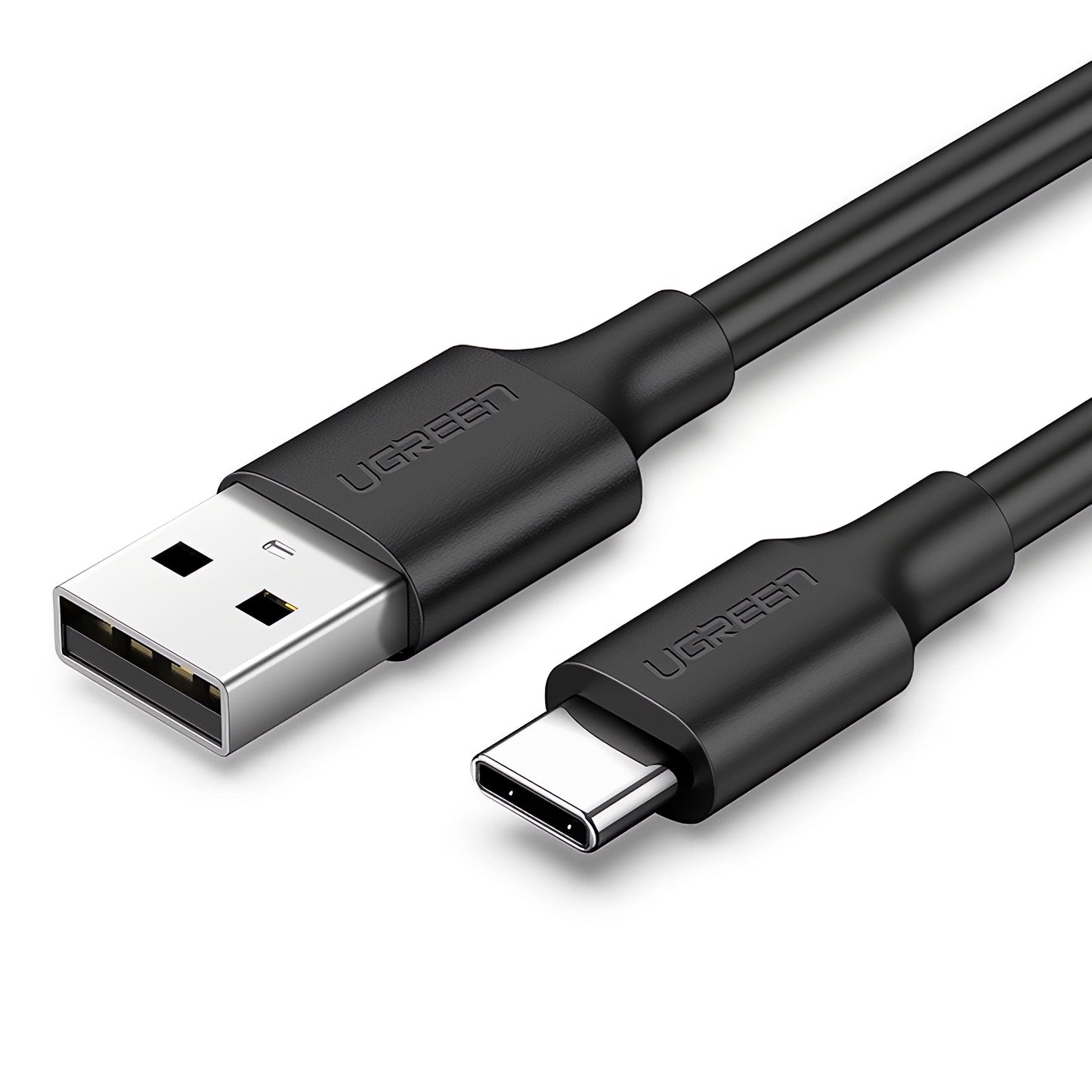 USB-A - USB-C Daten- und Ladekabel UGREEN US287, 18W, 2m, Schwarz