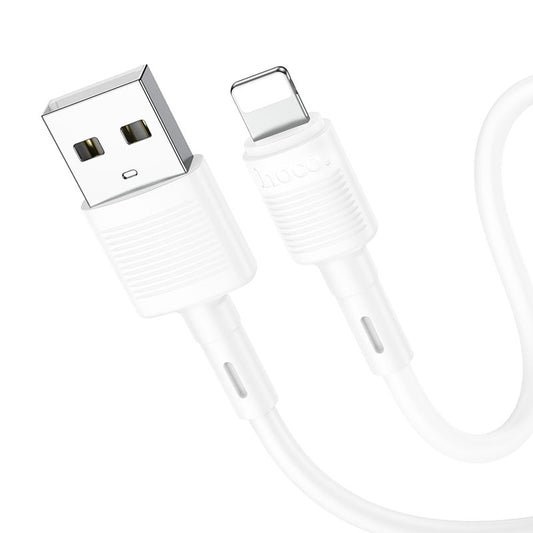 Daten- und Ladekabel USB-A - Lightning HOCO X83 Victory, 18W, 1m, Weiß