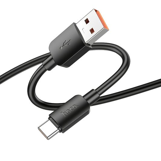 HOCO X96 USB-A auf USB-C Kabel 100W 1m | Schwarz | 6A