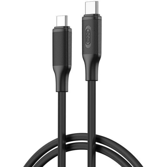 Daten- und Ladekabel USB-C - USB-C XO Design NB-Q265B, 60W, 1m, Schwarz