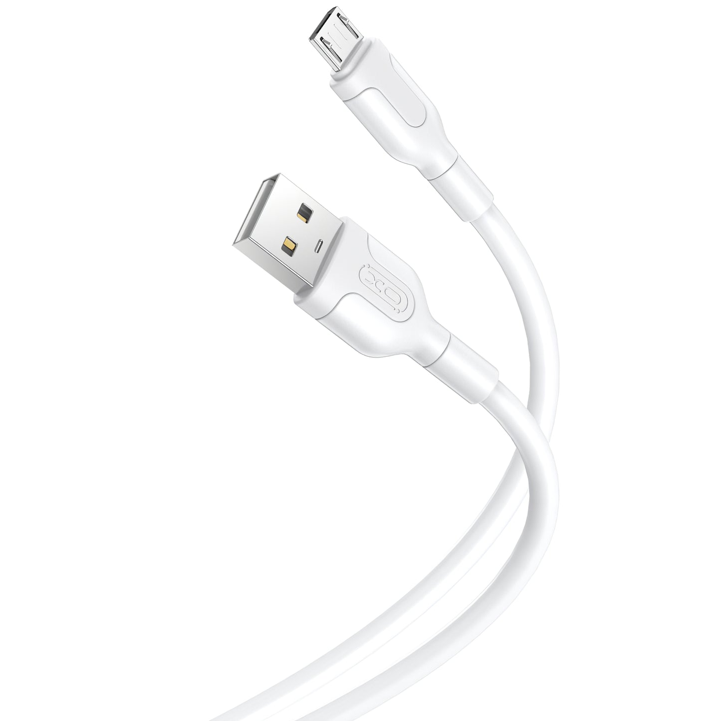 Daten- und Ladekabel USB-A - microUSB XO Design NB212, 18W, 1m, Weiß