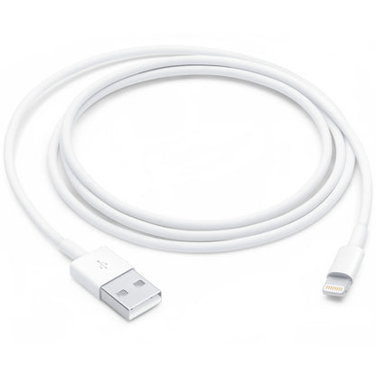 USB-A - Lightning Lade- und Datenkabel Apple A1480, 18W, 1m, Weiß MUQW3ZM/A