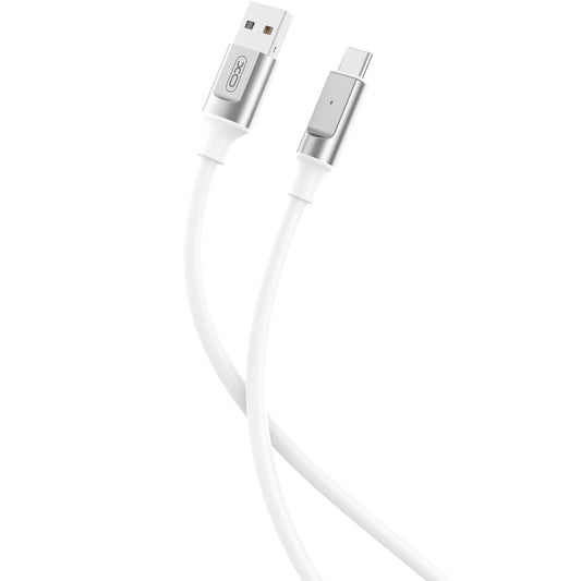USB-A to USB-C Data and Charging Cable XO Design NB251, 18W, 1m, White