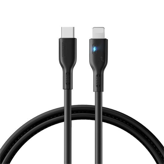 USB-C - Lightning Lade- und Datenkabel Joyroom A13, 20W, 1.2m, Schwarz