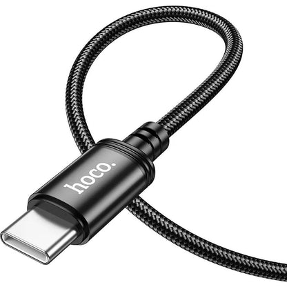 Daten- und Ladekabel USB-C - USB-C HOCO X89, 60W, 1m, Schwarz