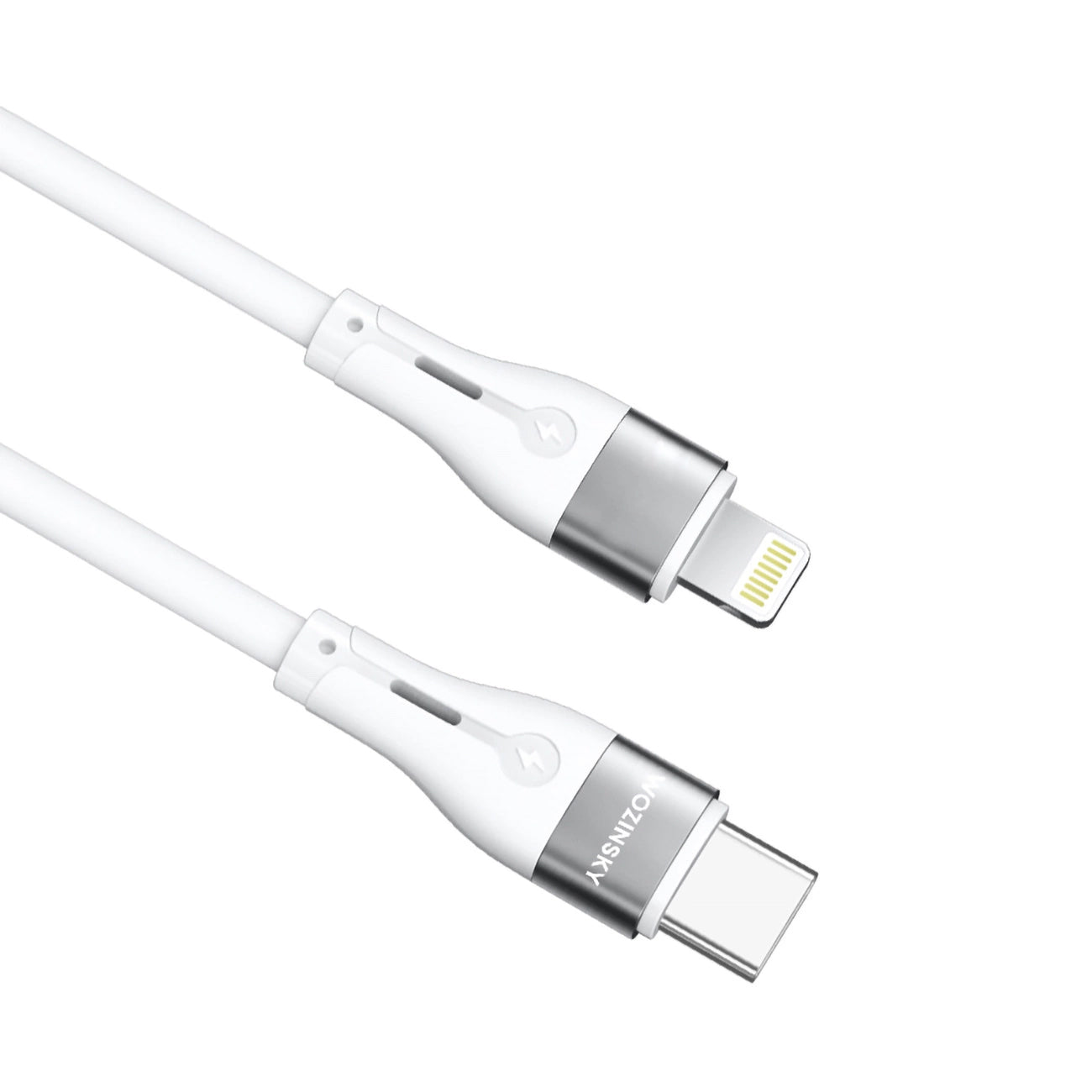 Daten- und Ladekabel USB-C - Lightning WZK WSTCL1, 27W, 1m, Weiß