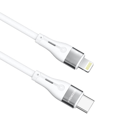 Daten- und Ladekabel USB-C - Lightning WZK WSTCL1, 27W, 1m, Weiß