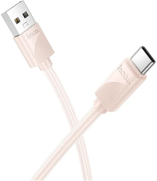 USB-A - USB-C Daten- und Ladekabel HOCO X114, 18W, 1m, Rosa