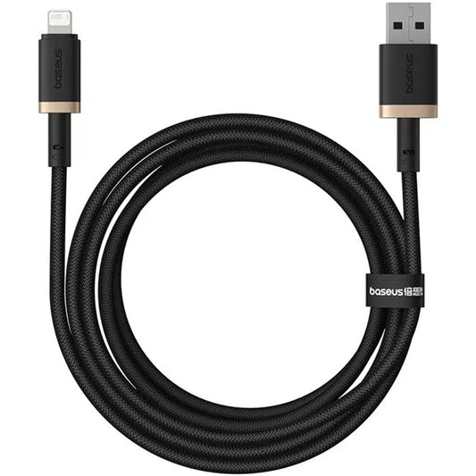USB-A - Lightning Lade- und Datenkabel Baseus Dura Series, 18W, 2m, Gold P10377801U01-02