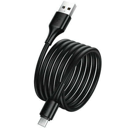 Daten- und Ladekabel USB-A - microUSB HOCO X120, 18W, 1m, Schwarz