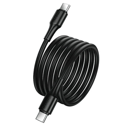 USB-C Daten- und Ladekabel - USB-C HOCO X120, 60W, 1m, Schwarz