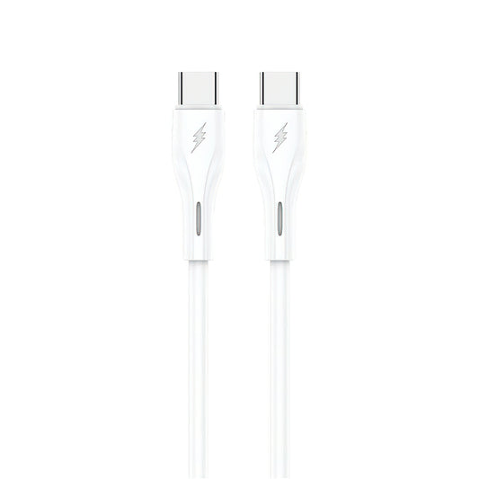 USB-C Daten- und Ladekabel - USB-C Sendem M36C, 66W, 1m, Weiß
