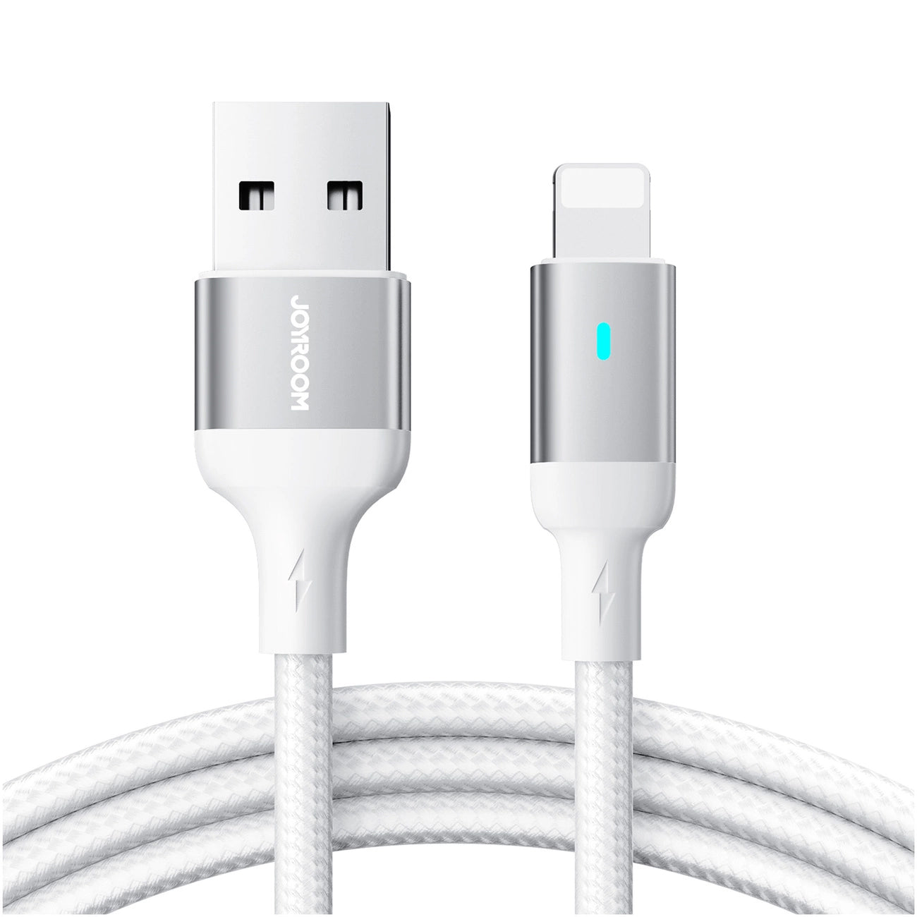 USB-A - Lightning Lade- und Datenkabel Joyroom A10, 18W, 1,2m, Weiß