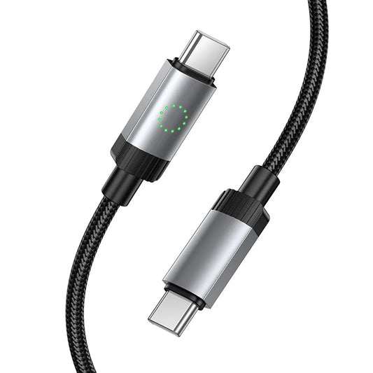 USB-C Daten- und Ladekabel - USB-C HOCO X117, 60W, 1m, Schwarz