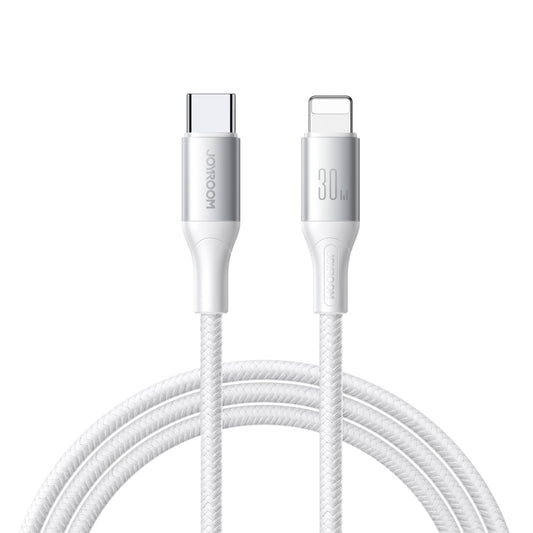 USB-C - Lightning Lade- und Datenkabel Joyroom S-A28 Flash, 30W, 1m, Weiß