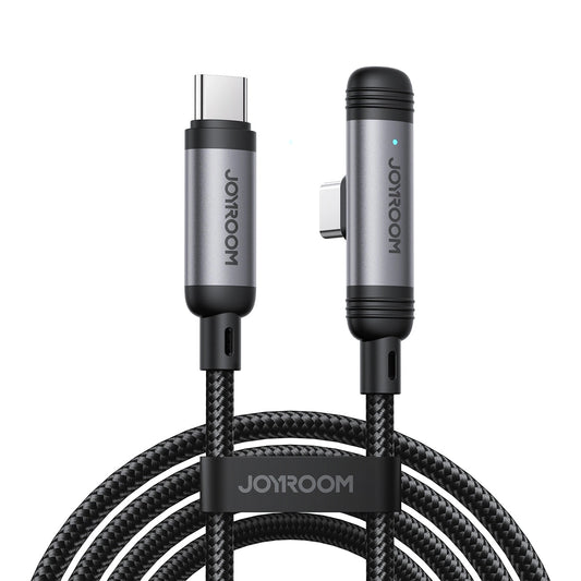 USB-C Daten- und Ladekabel - USB-C Joyroom S-A56 EnjoyX Angled, 60W, 1.2m, Schwarz