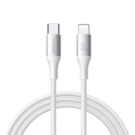 USB-C - Lightning Lade- und Datenkabel Joyroom S-A28 Flash, 30W, 2m, Weiß