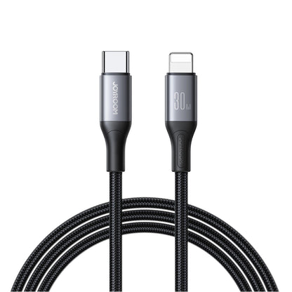USB-C - Lightning Lade- und Datenkabel Joyroom S-A28 Flash, 30W, 2m, Schwarz