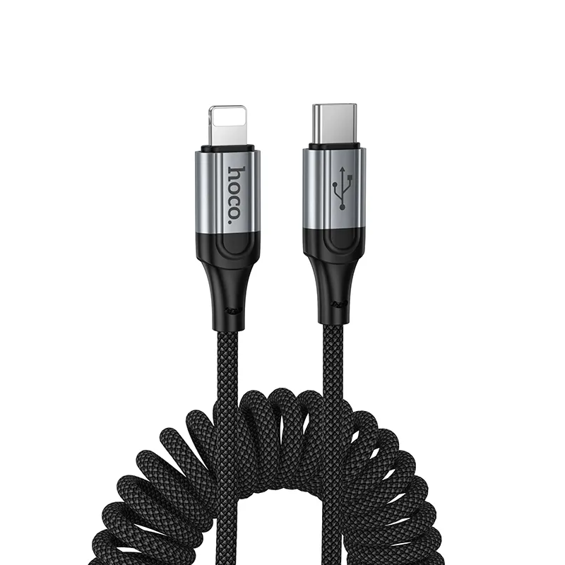 USB-C to Lightning Data and Charging Cable HOCO X121, 27W, 1.5m, Black