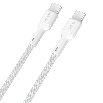 Daten- und Ladekabel USB-C - USB-C Dudao L9C Max, 240W, 2m, Weiß