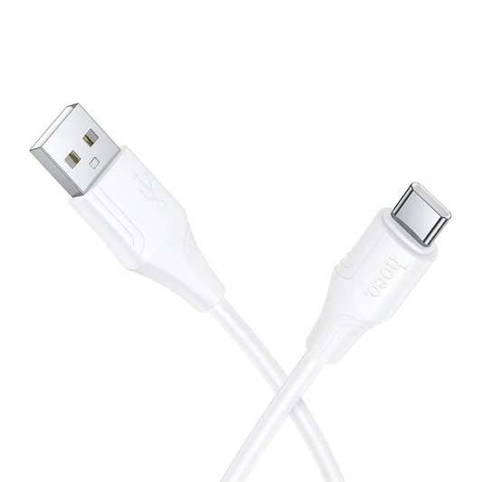 Daten- und Ladekabel USB-A - USB-C HOCO X124, 18W, 1m, Weiß