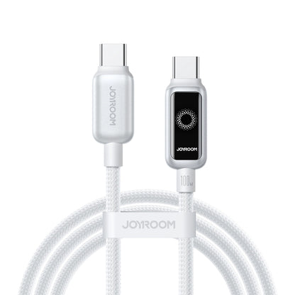 Daten- und Ladekabel USB-C - USB-C Joyroom S-A55 StarFlight Display, 100W, 1.2m, Weiß