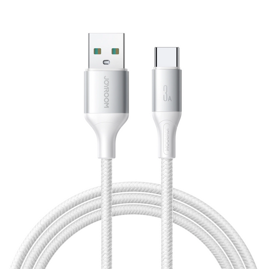 USB-A to USB-C Data and Charging Cable Joyroom S-A28 Flash, 18W, 1m, White