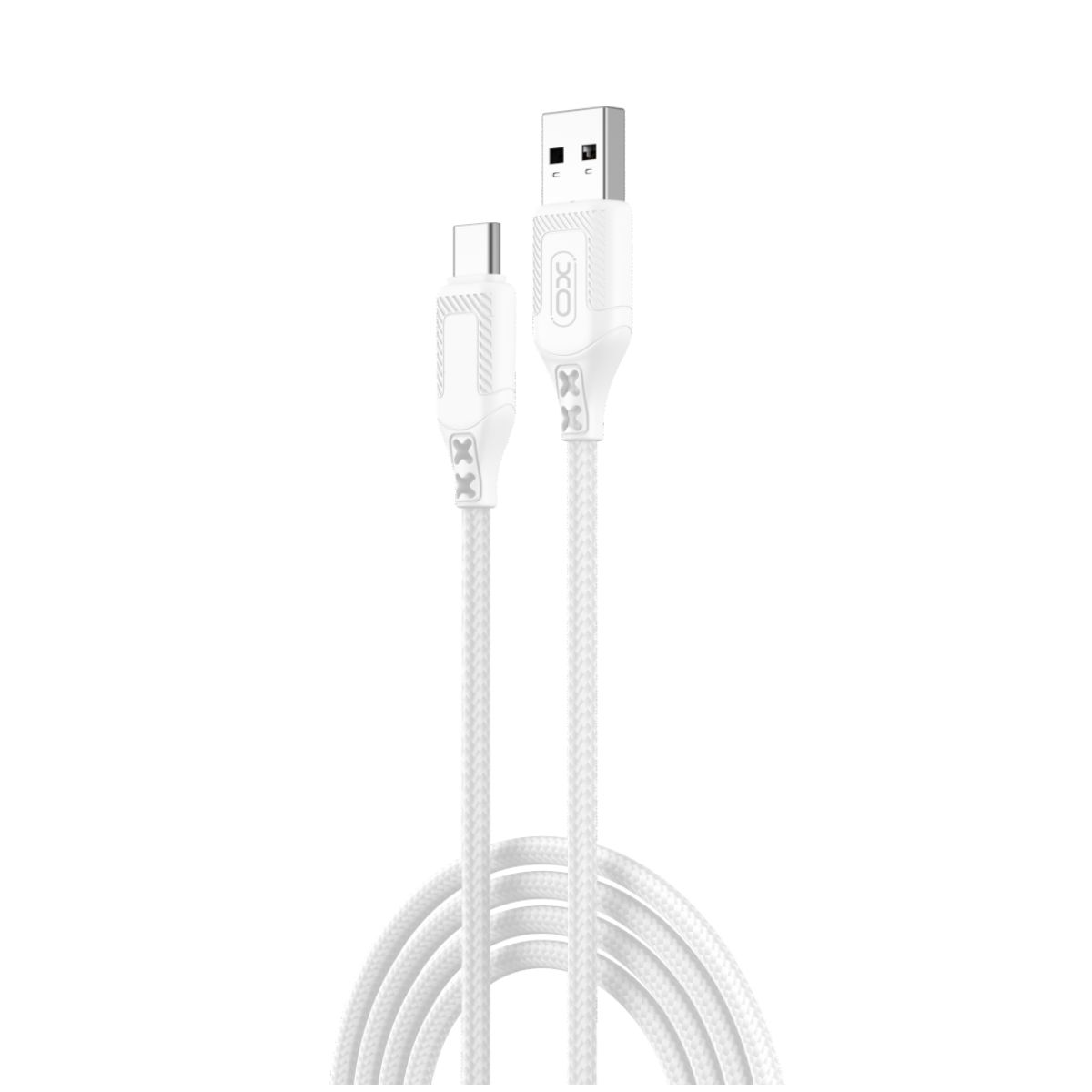 Daten- und Ladekabel USB-A - USB-C XO Design NB235, 18W, 1m, Weiß