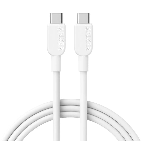 USB-C Daten- und Ladekabel - USB-C Anker 310, 240W, 1,8m, Weiß A81D6H21