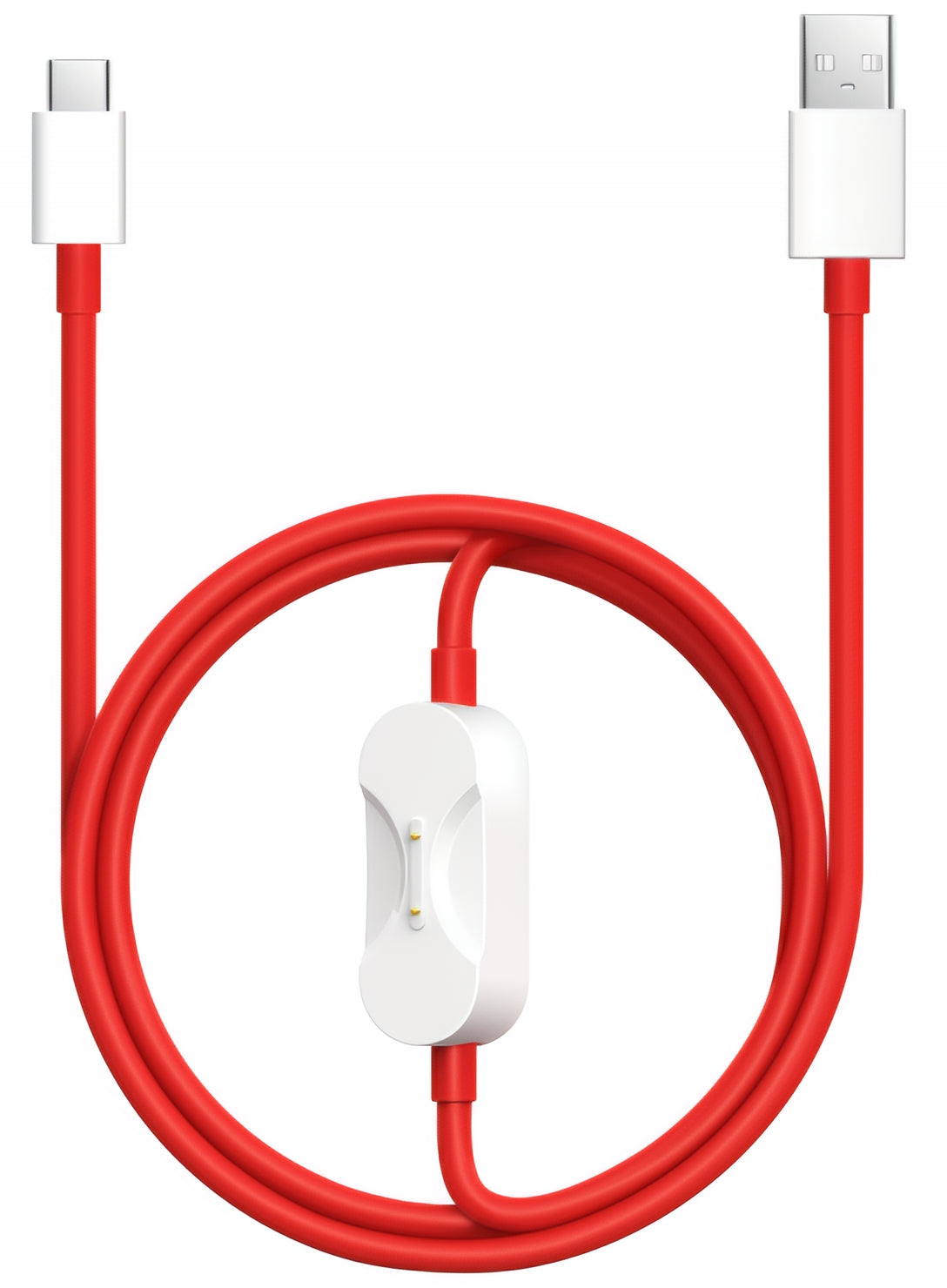 USB-A to USB-C / Pogo Pin OnePlus DL162 Data and Charging Cable, 80W, 1.2m, Red 5461100665